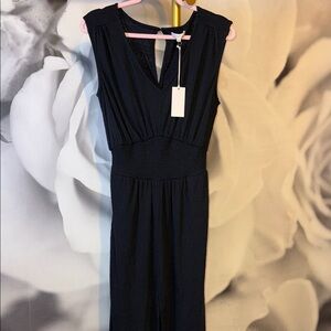 Z Supply NWT {$85} S Black Strait Leg Jumpsuit